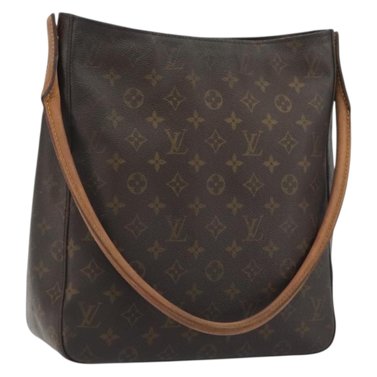 LOUIS VUITTON Monogram Looping GM Shoulder Bag M51145 LV Auth BA13977