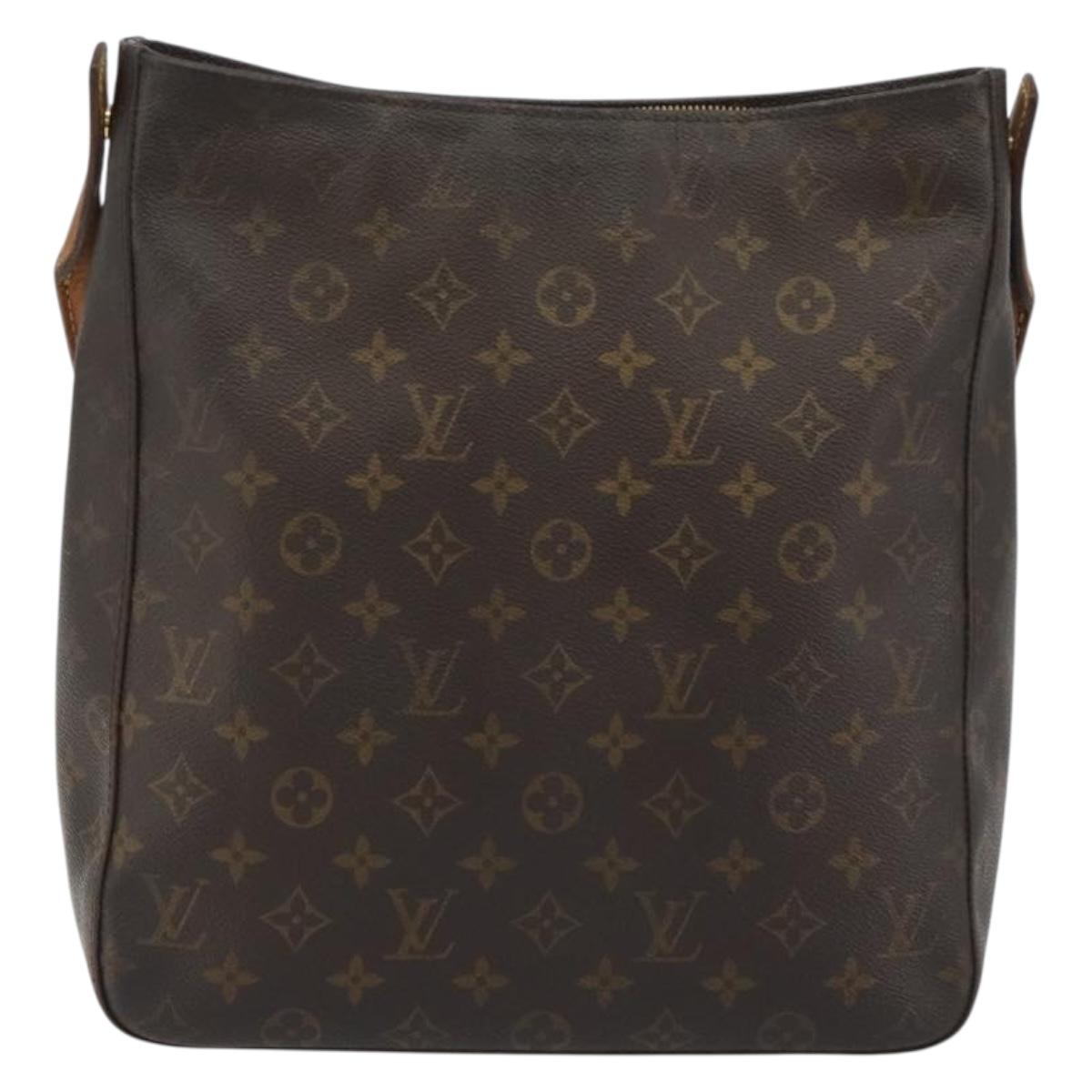 LOUIS VUITTON Monogram Looping GM Shoulder Bag M51145 LV Auth BA13977