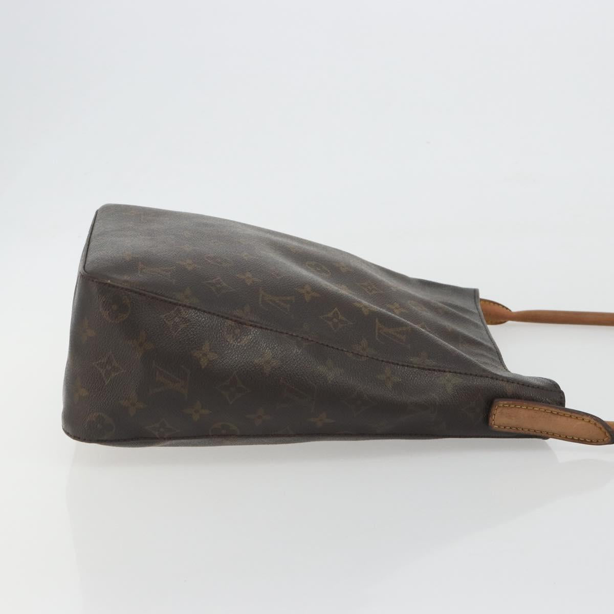 LOUIS VUITTON Monogram Looping GM Shoulder Bag M51145 LV Auth BA13977
