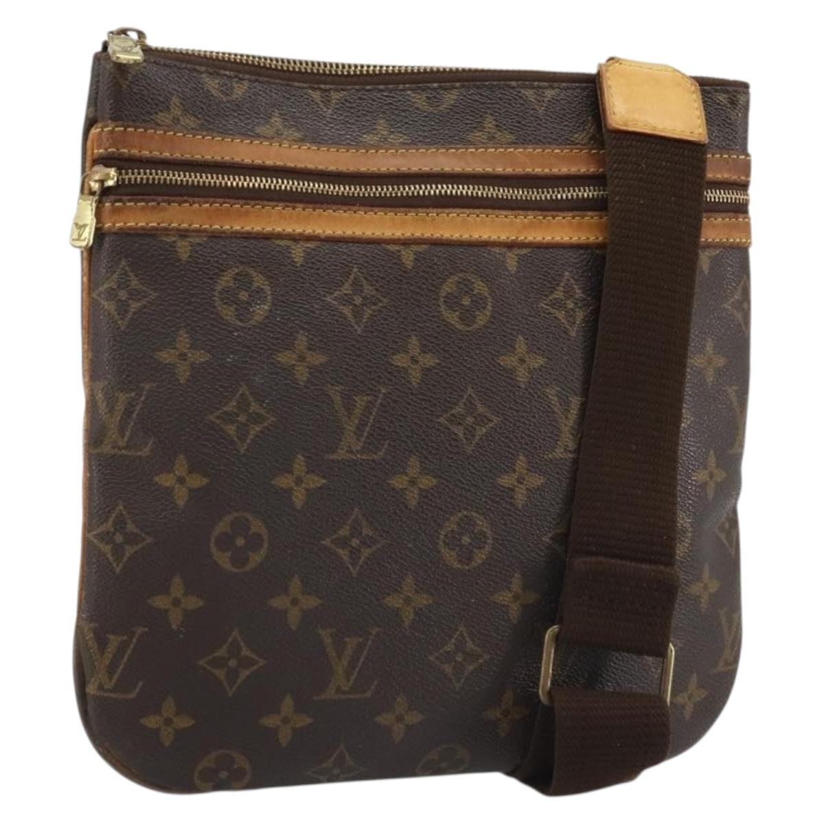 LOUIS VUITTON Monogram Pochette Bosphore Shoulder Bag M40044 LV Auth BA13978