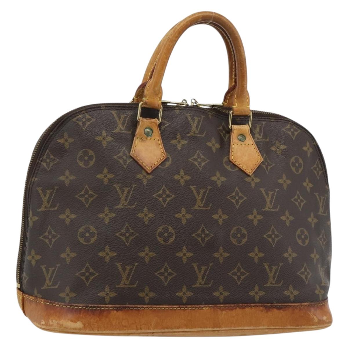 LOUIS VUITTON Monogram Alma Hand Bag M51130 LV Auth BA13981