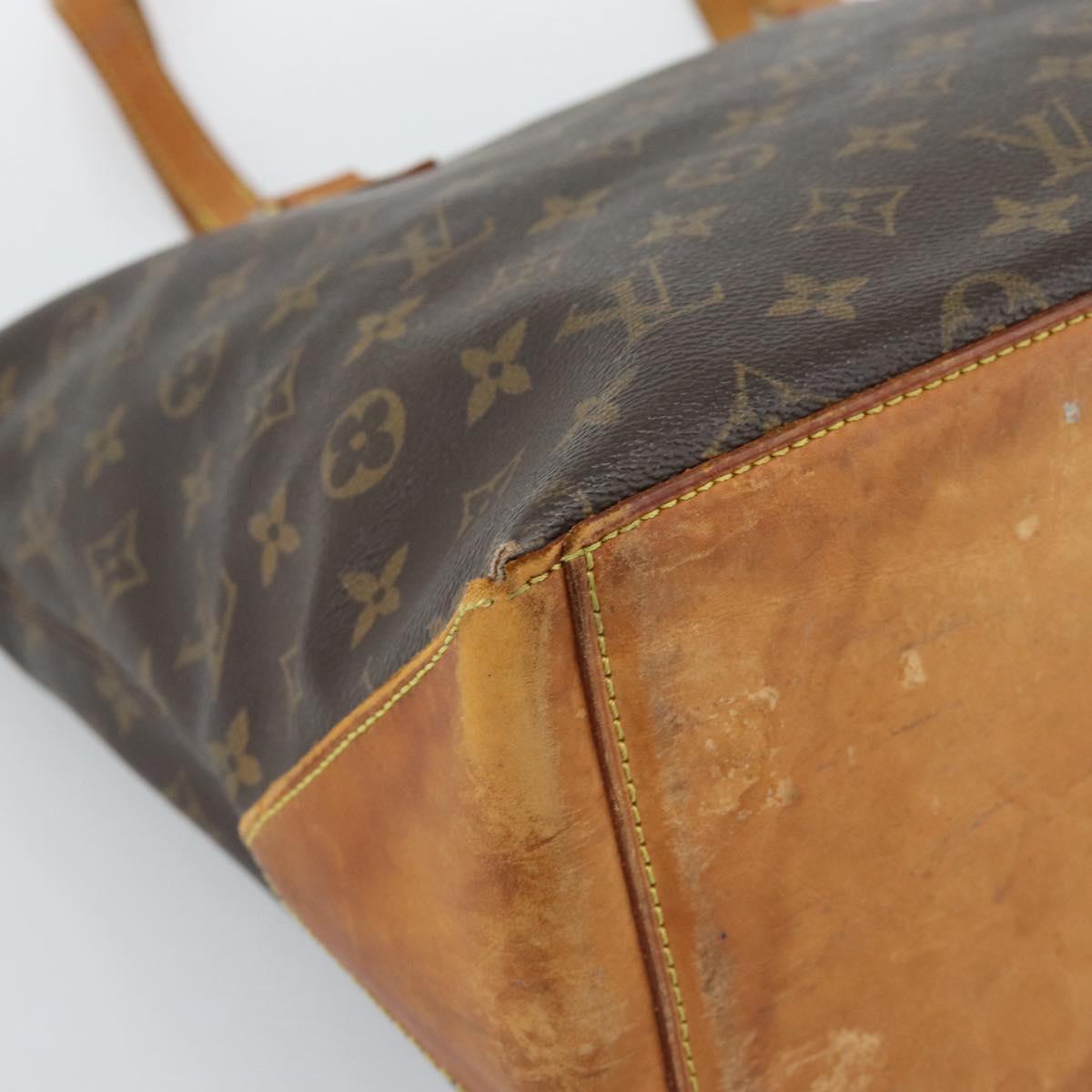 LOUIS VUITTON Monogram Cabas Mezzo Tote Bag M51151 LV Auth BA13982