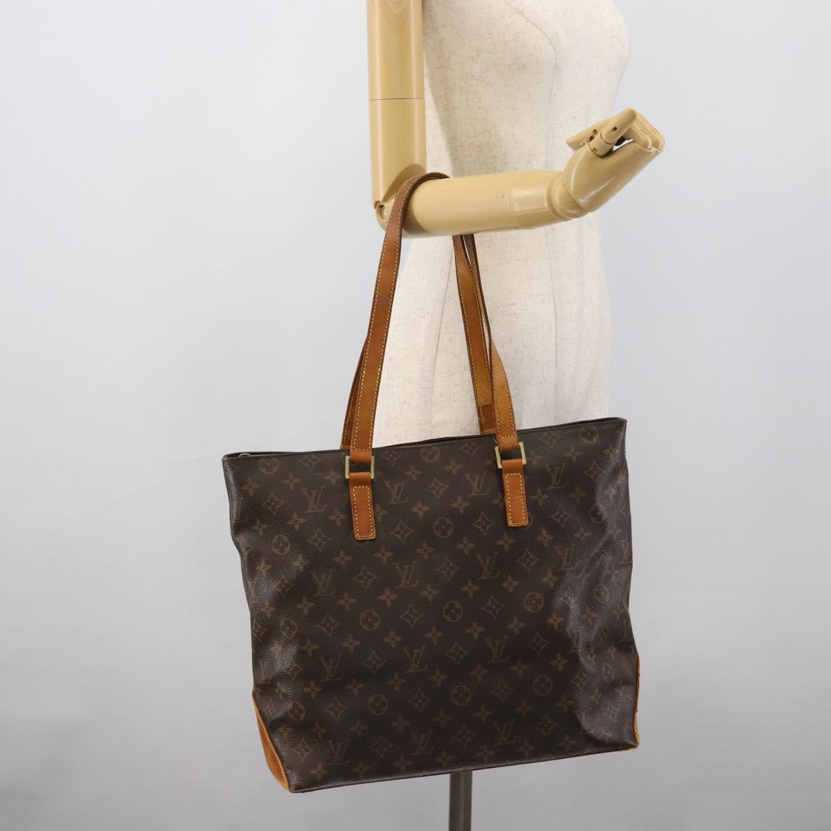 LOUIS VUITTON Monogram Cabas Mezzo Tote Bag M51151 LV Auth BA13982