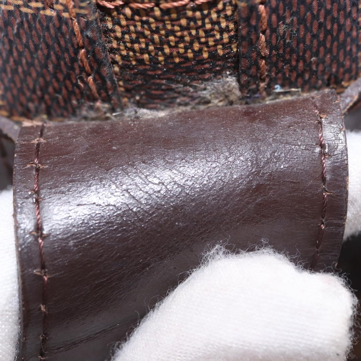 LOUIS VUITTON Damier Ebene Naviglio Shoulder Bag N45255 LV Auth BA13983