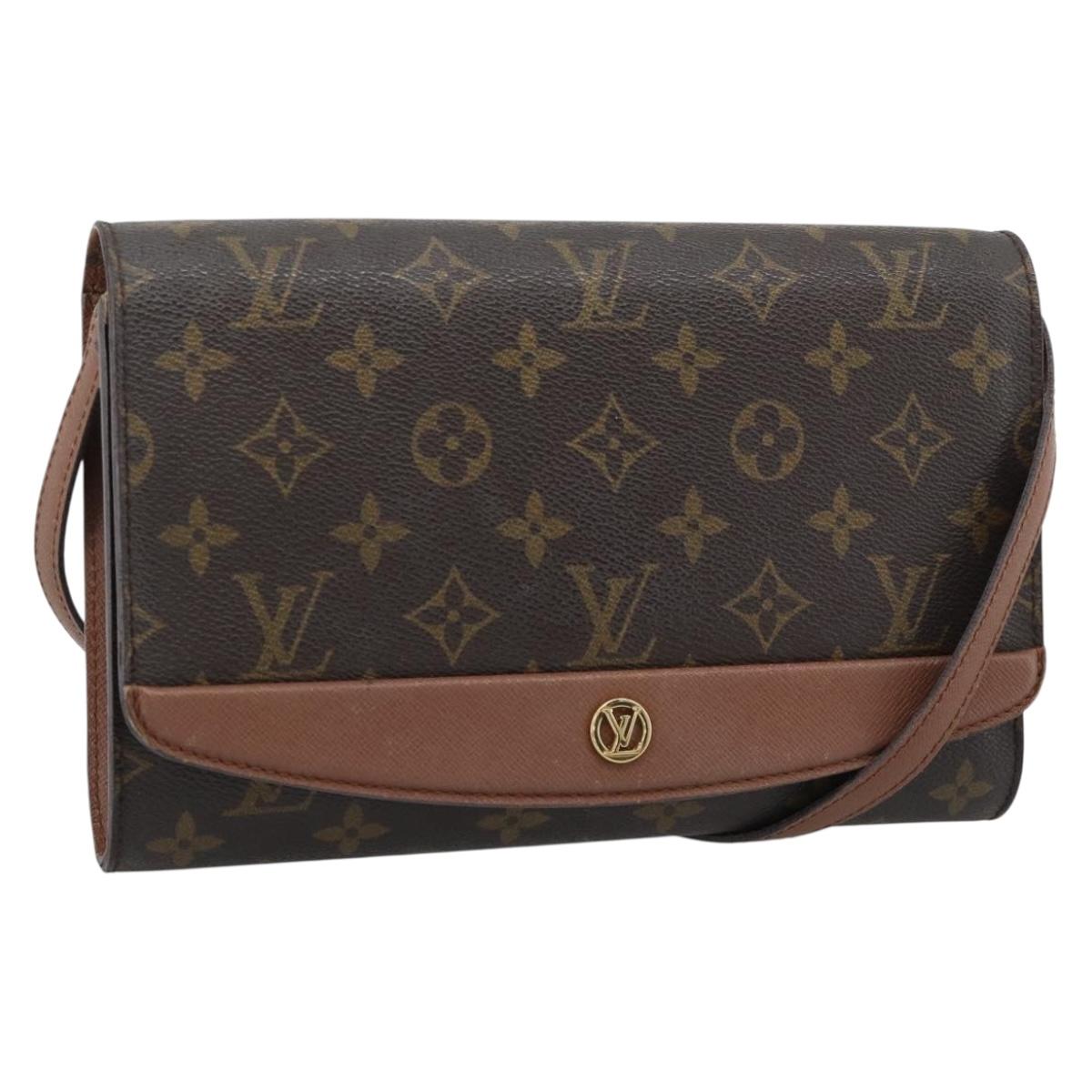 LOUIS VUITTON Monogram Bordeaux 24 Shoulder Bag M51798 LV Auth BA13984