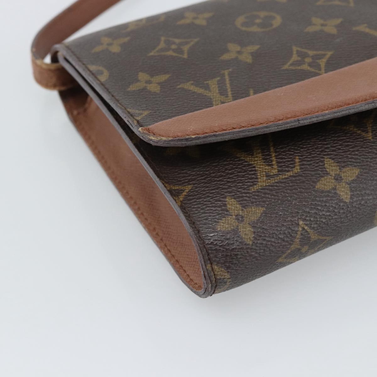 LOUIS VUITTON Monogram Bordeaux 24 Shoulder Bag M51798 LV Auth BA13984