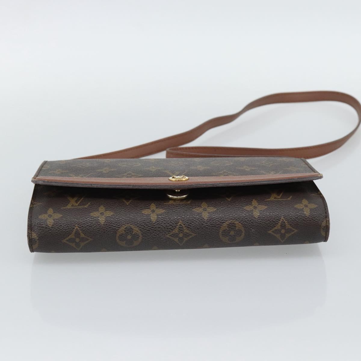 LOUIS VUITTON Monogram Bordeaux 24 Shoulder Bag M51798 LV Auth BA13984