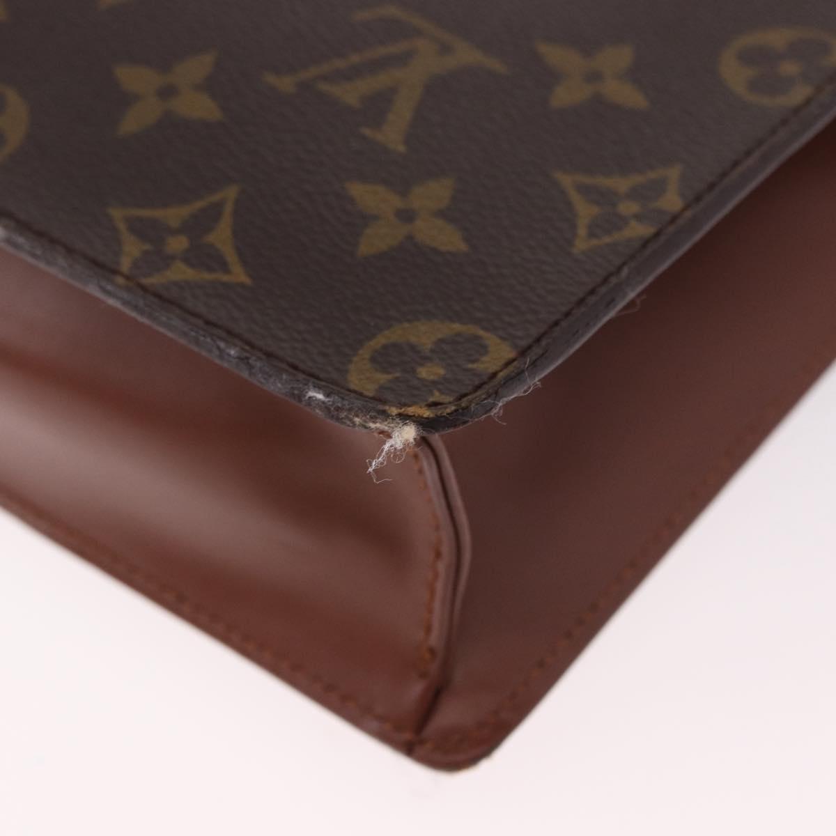 LOUIS VUITTON Monogram Monceau 26 Hand Bag 2way M51187 LV Auth BA13985