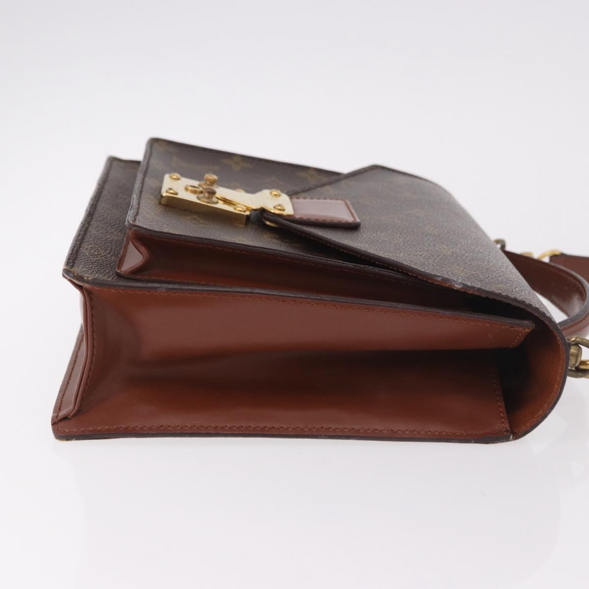LOUIS VUITTON Monogram Monceau 26 Hand Bag 2way M51187 LV Auth BA13985