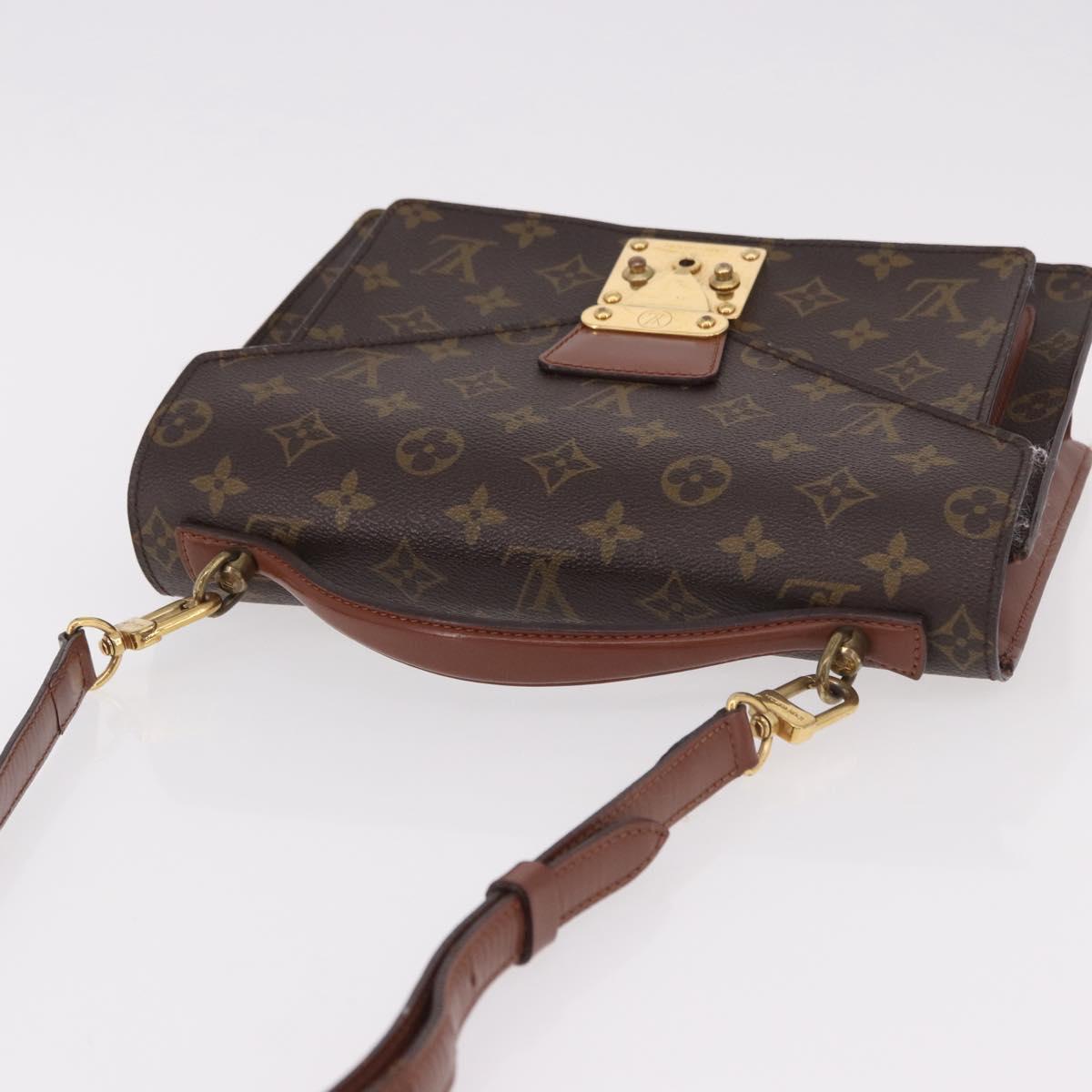 LOUIS VUITTON Monogram Monceau 26 Hand Bag 2way M51187 LV Auth BA13985