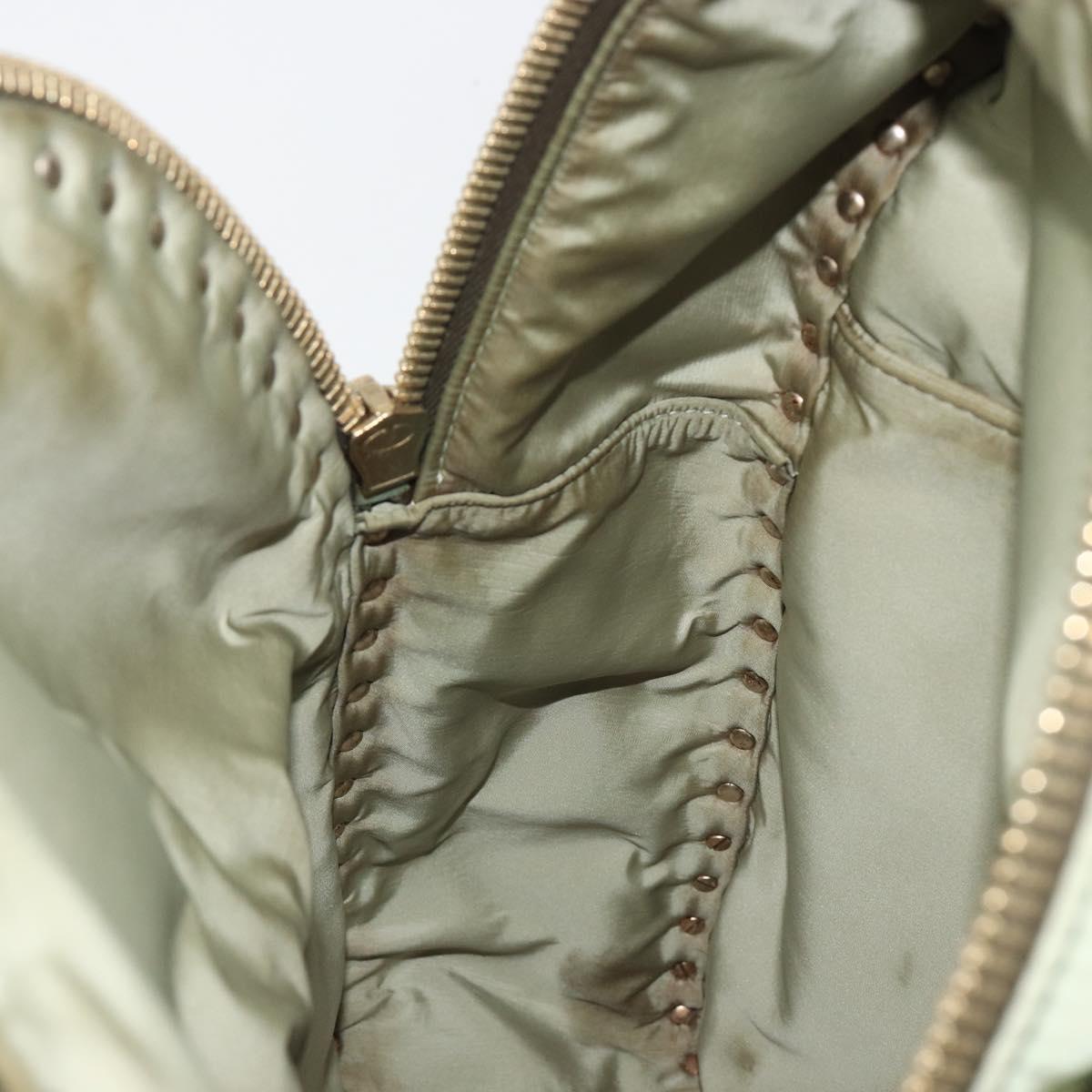 VALENTINO Backpack Nylon Khaki Gold Camouflage Auth BA13995