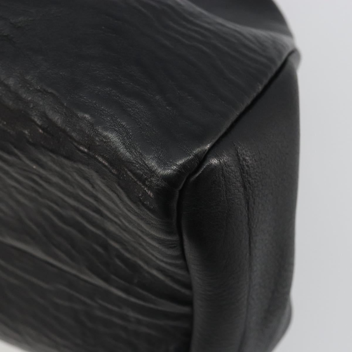 GUCCI Hand Bag Leather Black 105377 Auth BA14002A