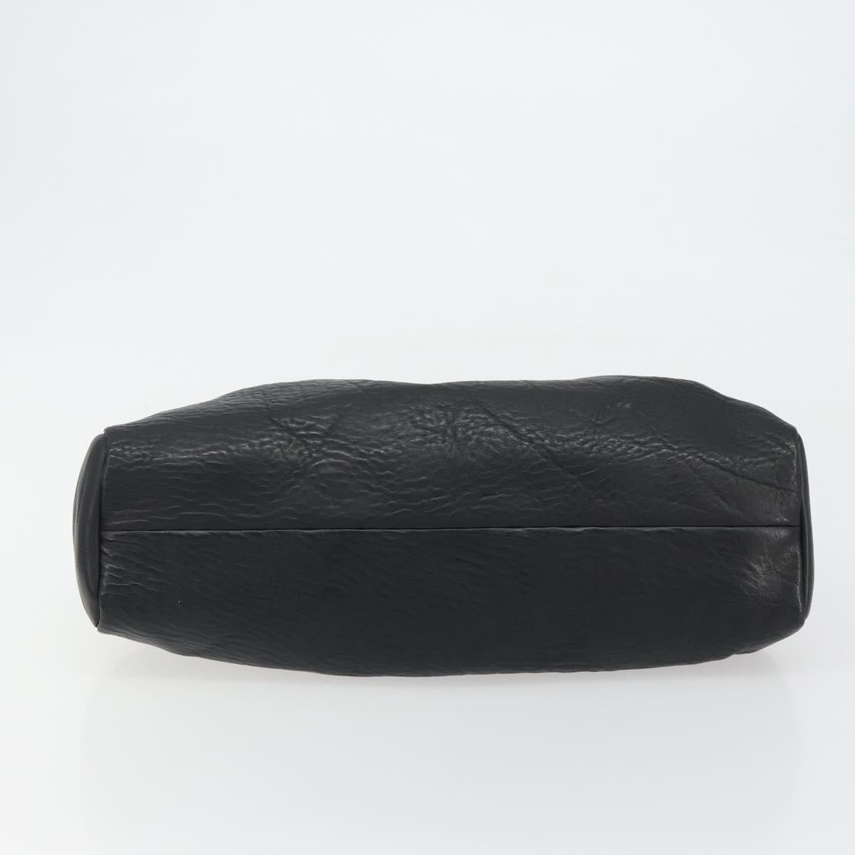 GUCCI Hand Bag Leather Black 105377 Auth BA14002A