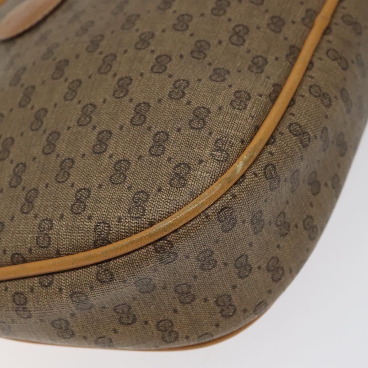 GUCCI Micro GG Supreme Shoulder Bag PVC Beige 007 983 1113 Auth BA1401