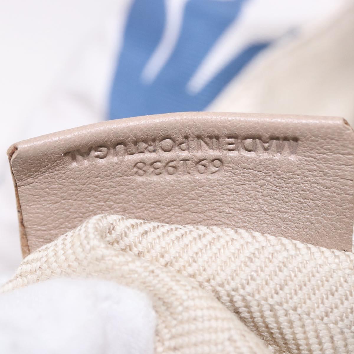 LOEWE William De Morgan Drawstring Bag Canvas Blue Auth BA14014M