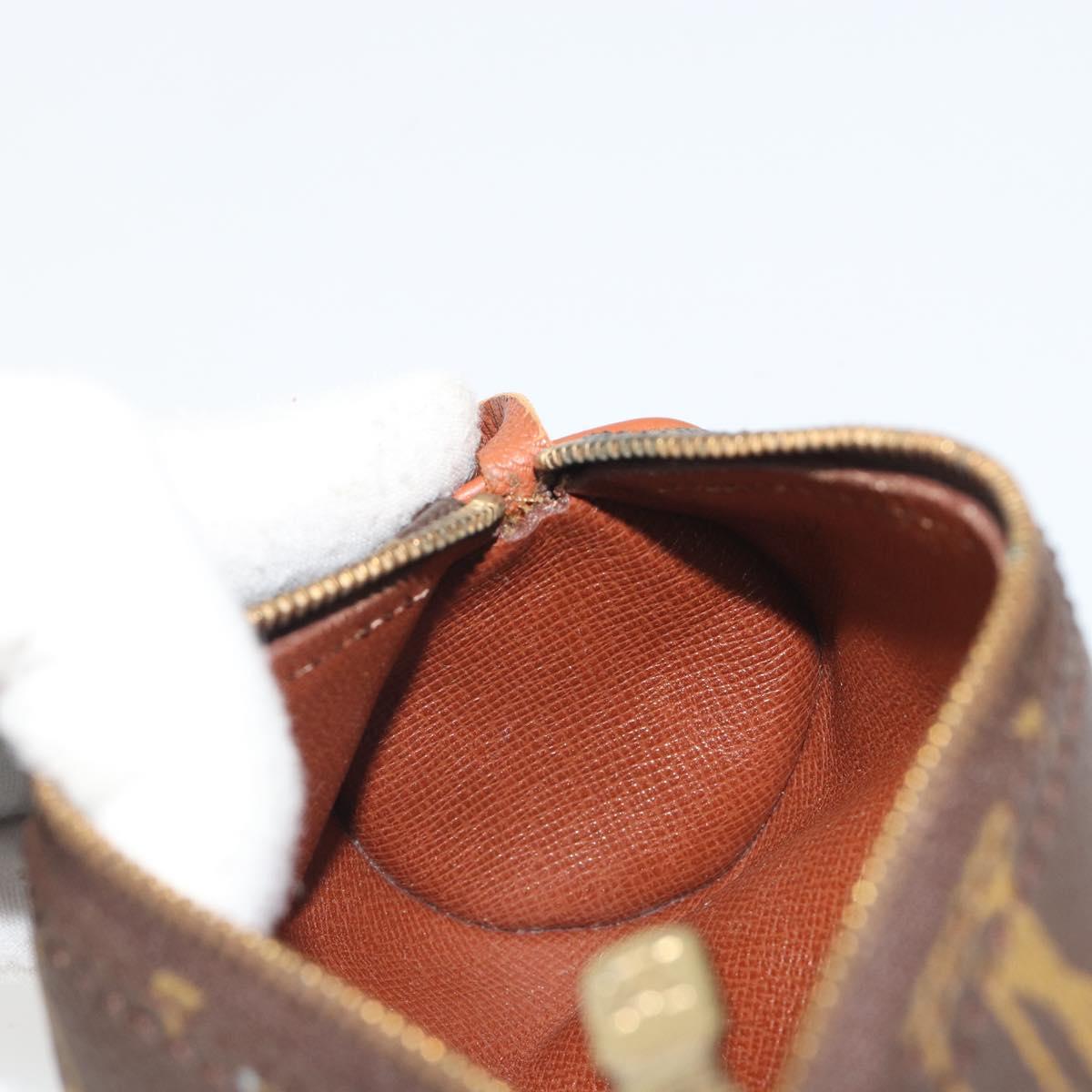 LOUIS VUITTON Monogram Papillon Pouch LV Auth BA14019