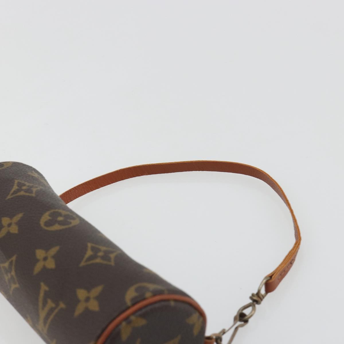 LOUIS VUITTON Monogram Papillon Pouch LV Auth BA14019