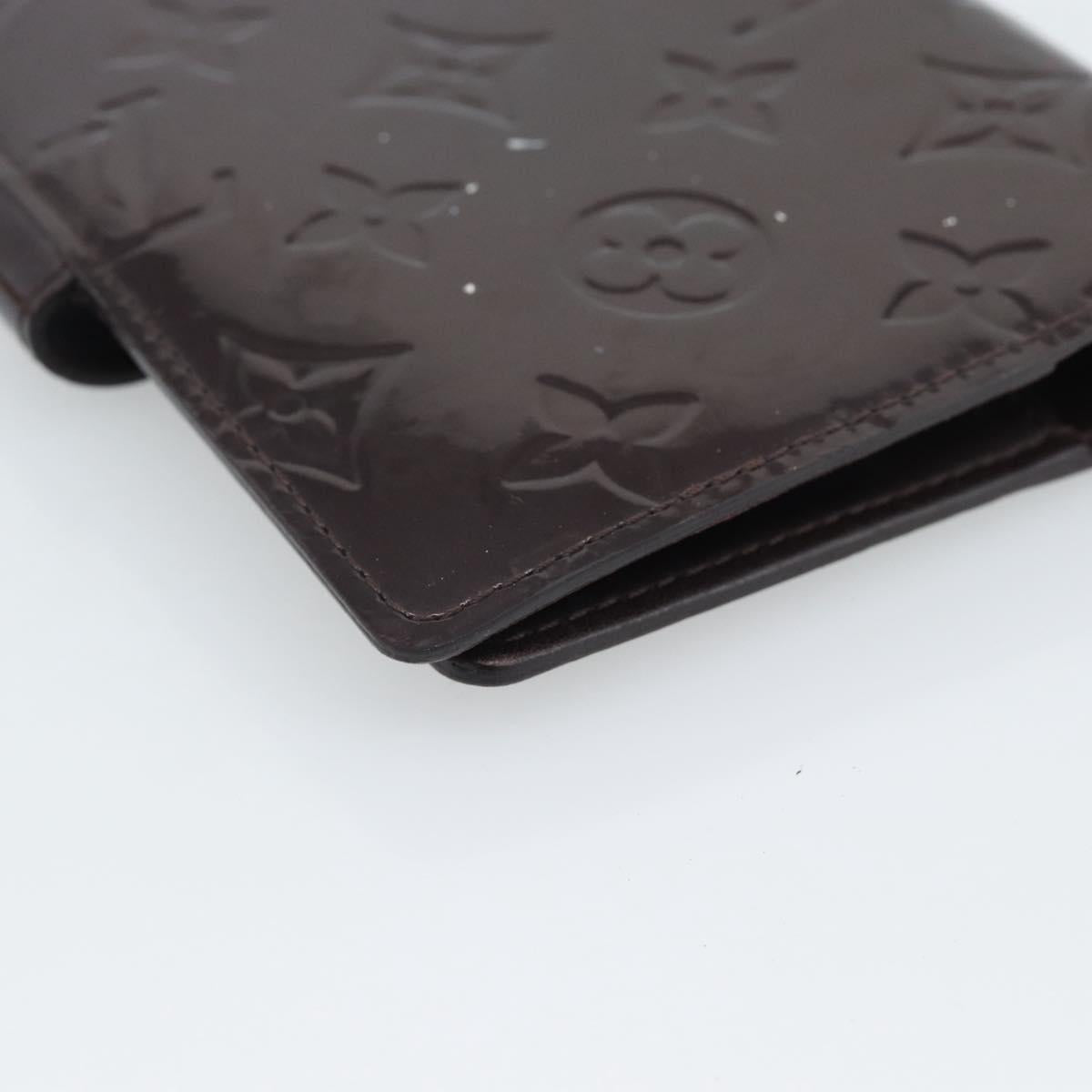 LOUIS VUITTON Monogram Vernis Agenda PM Amarante R21026 LV Auth BA14020