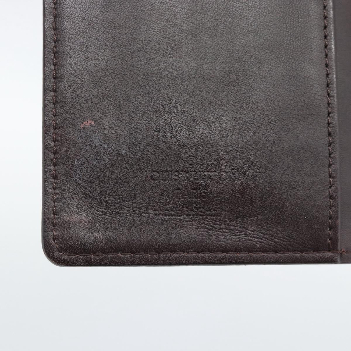 LOUIS VUITTON Monogram Vernis Agenda PM Amarante R21026 LV Auth BA14020