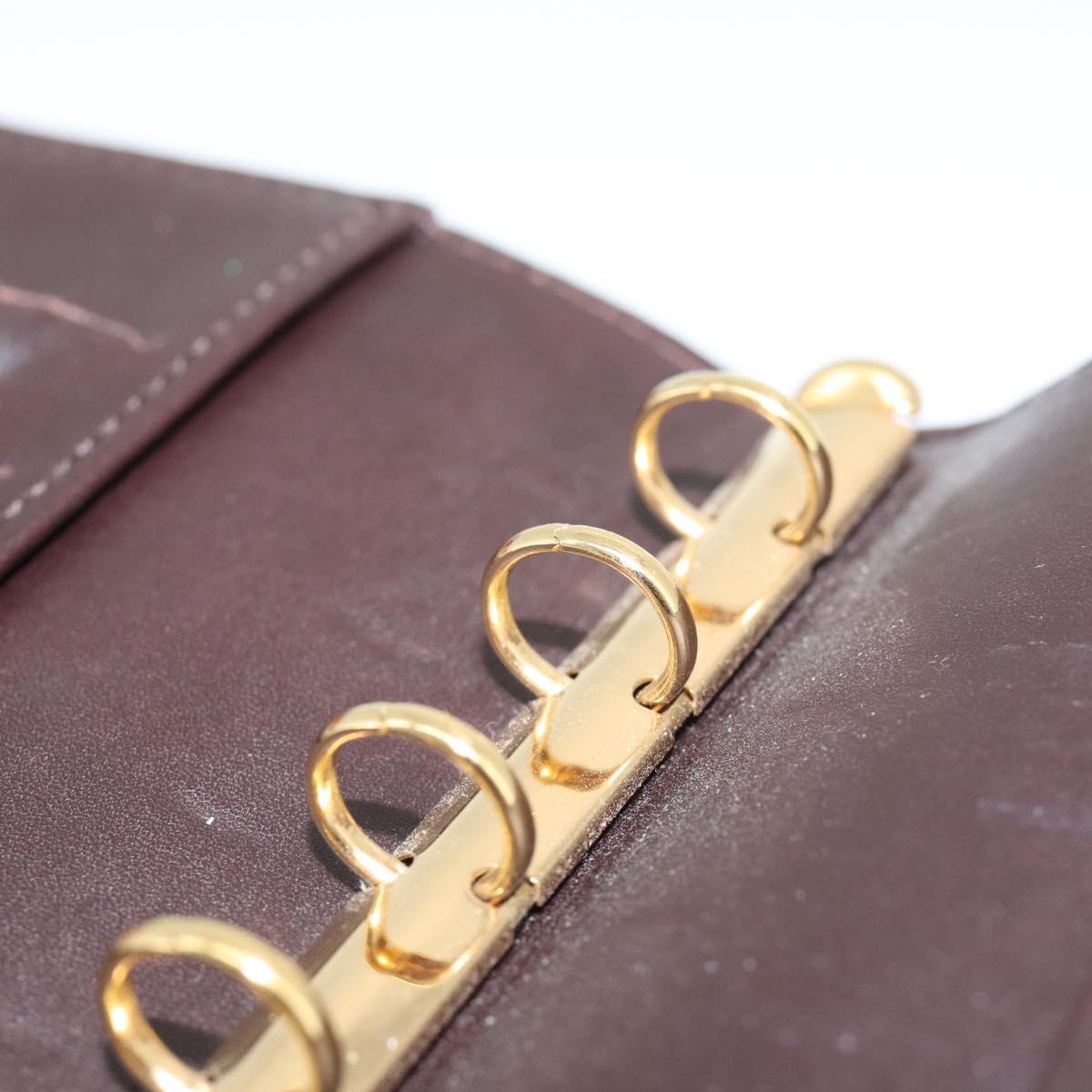 LOUIS VUITTON Monogram Vernis Agenda PM Amarante R21026 LV Auth BA14020