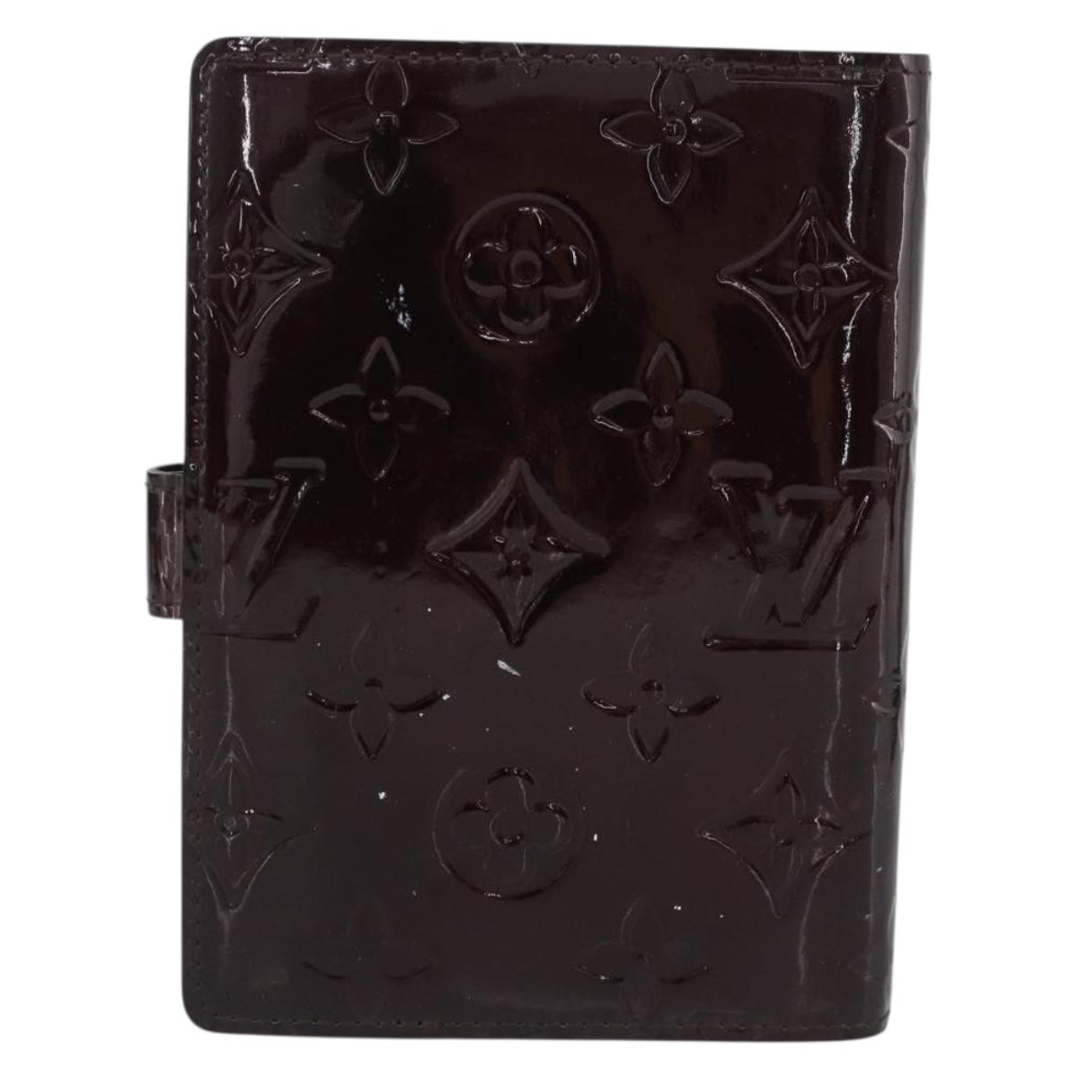 LOUIS VUITTON Monogram Vernis Agenda PM Amarante R21026 LV Auth BA14020