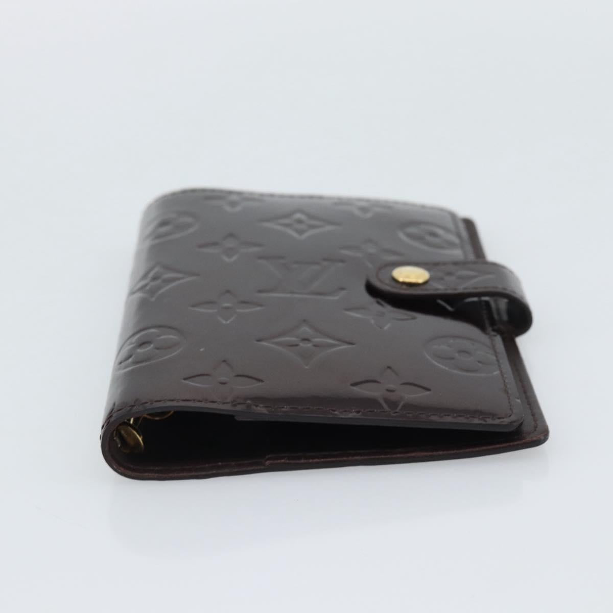 LOUIS VUITTON Monogram Vernis Agenda PM Amarante R21026 LV Auth BA14020