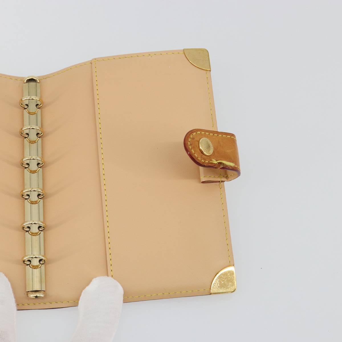 LOUIS VUITTON Monogram Multicolor Agenda PM White R20896 LV Auth BA14021