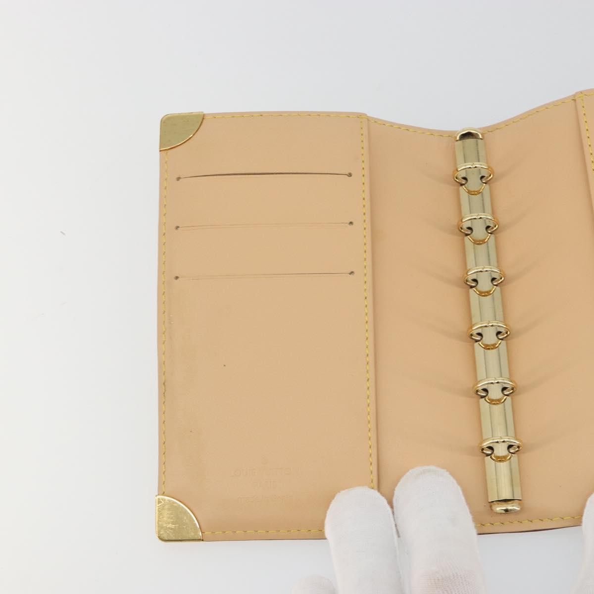 LOUIS VUITTON Monogram Multicolor Agenda PM White R20896 LV Auth BA14021