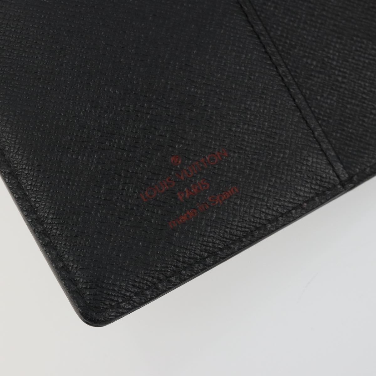 LOUIS VUITTON Epi Agenda PM Day Planner Cover Black R20052 LV Auth BA14026