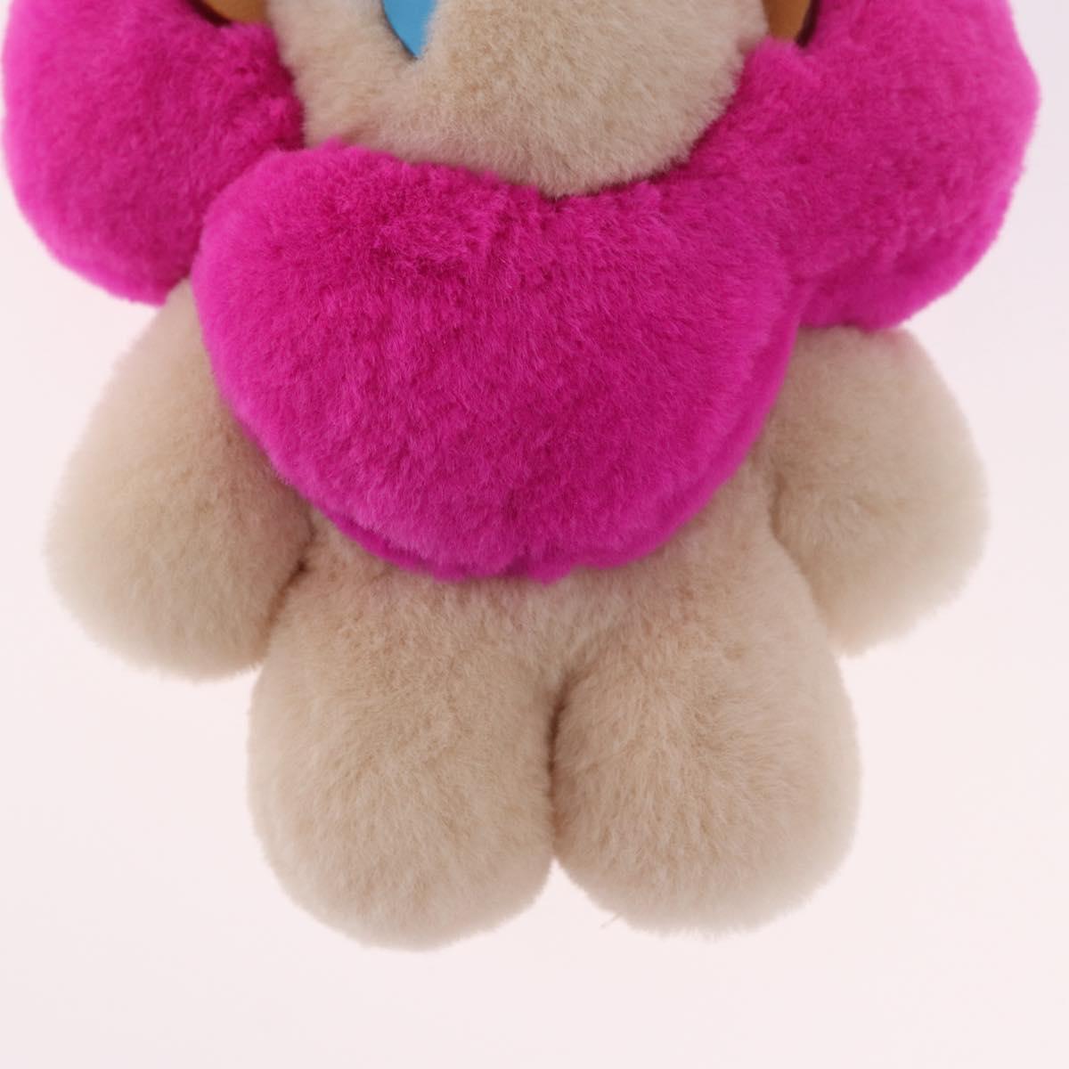 LOUIS VUITTON Vivienne Vison Christmas Key Holder Fur Pink M00870 Auth BA14035M