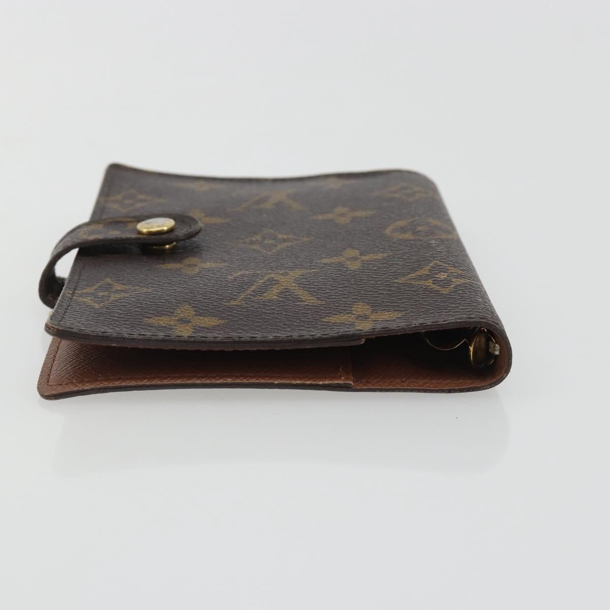 LOUIS VUITTON Monogram Agenda PM Day Planner Cover R20005 LV Auth BA14036