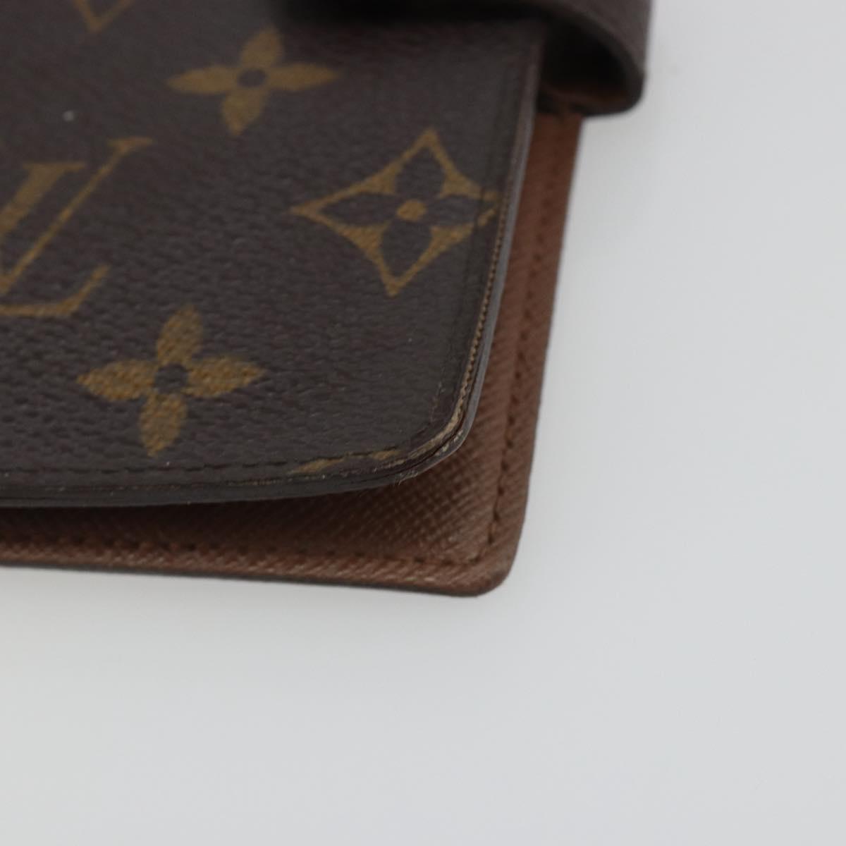 LOUIS VUITTON Monogram Agenda PM Day Planner Cover R20005 LV Auth BA14036