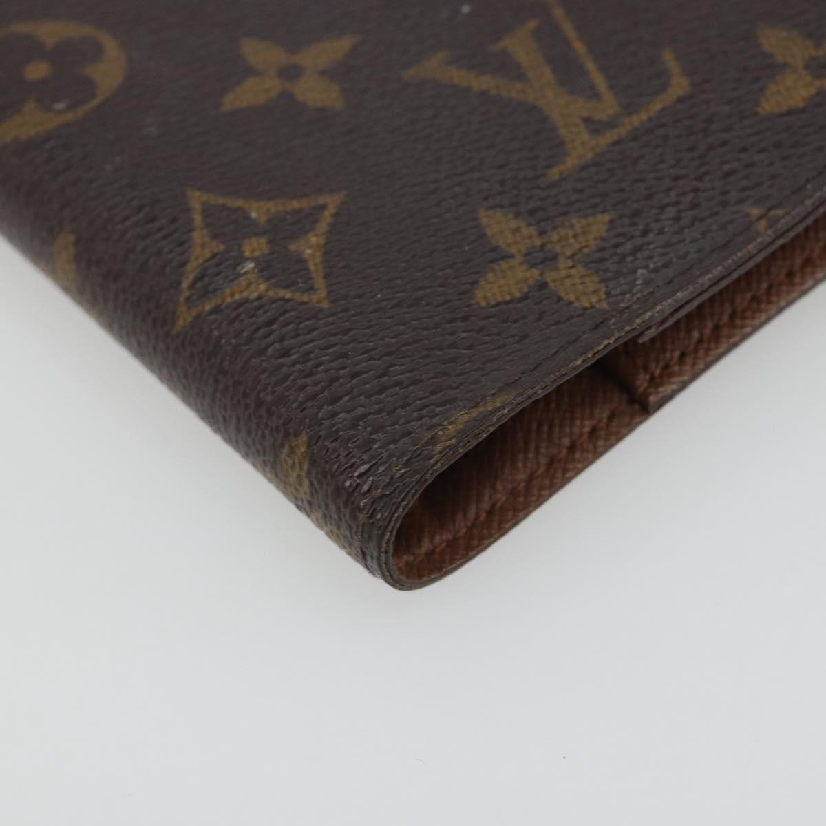 LOUIS VUITTON Monogram Agenda PM Day Planner Cover R20005 LV Auth BA14036