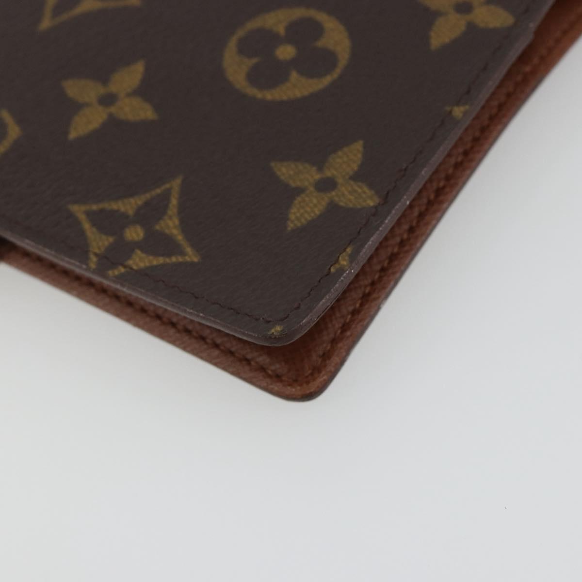 LOUIS VUITTON Monogram Agenda PM Day Planner Cover R20005 LV Auth BA14037