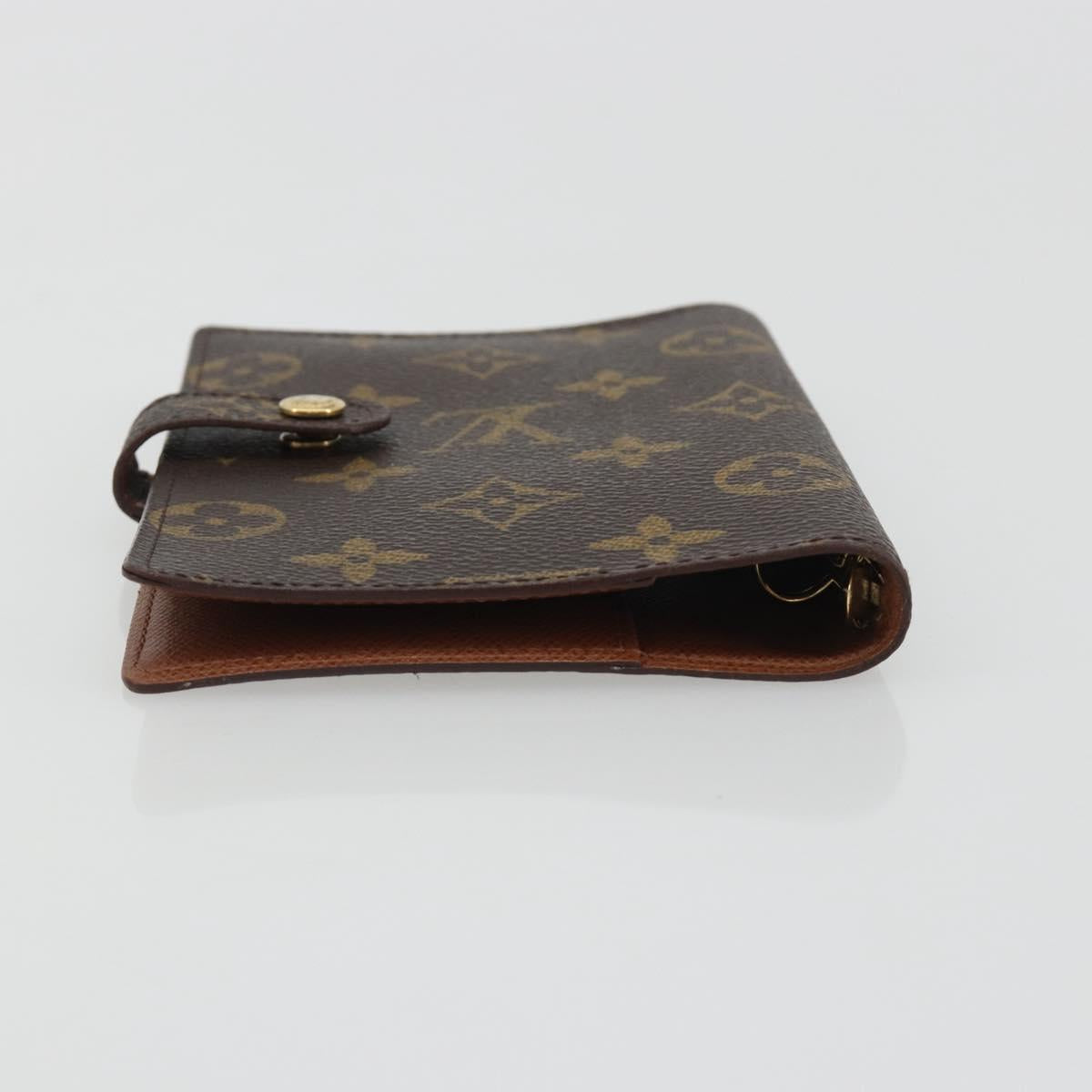 LOUIS VUITTON Monogram Agenda PM Day Planner Cover R20005 LV Auth BA14037