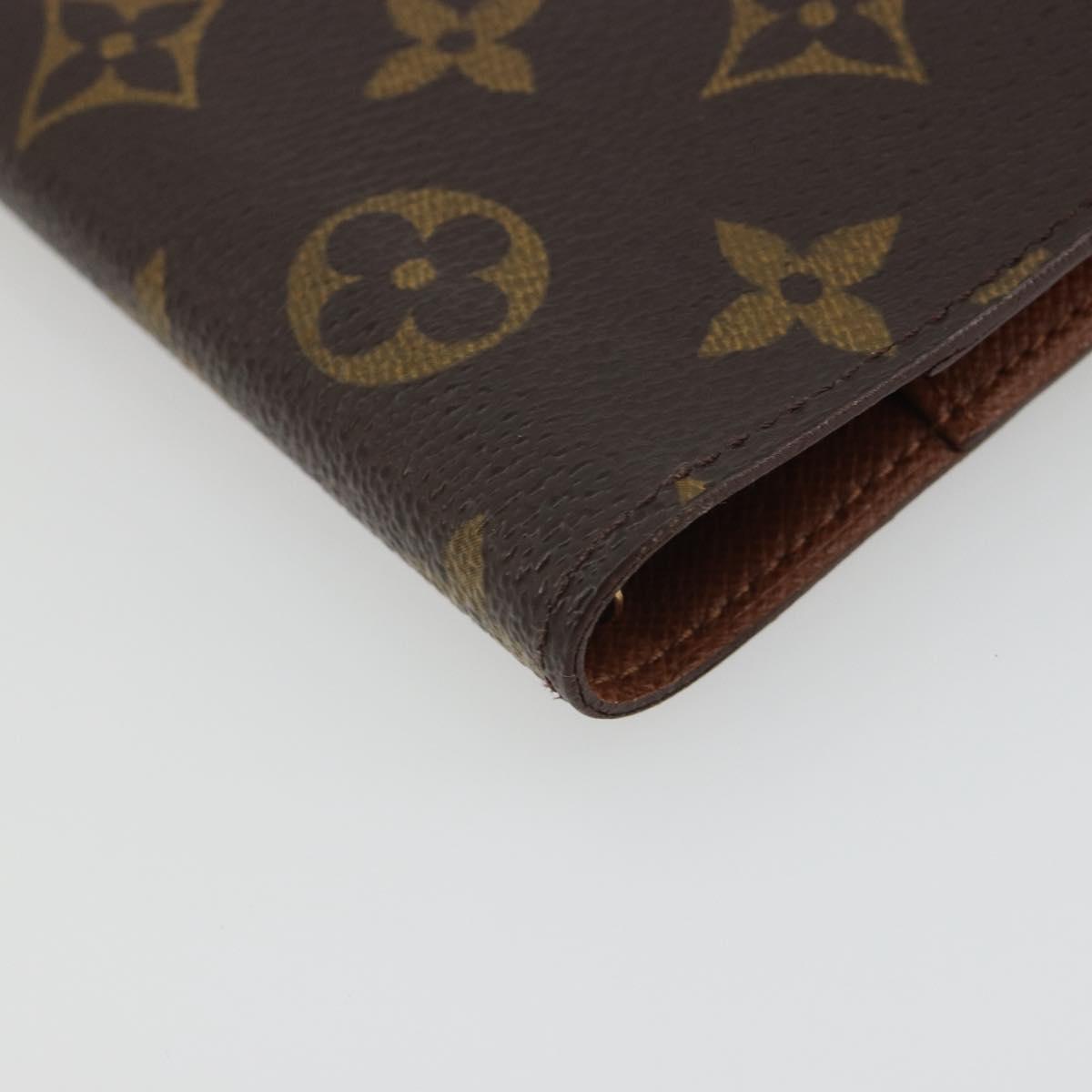 LOUIS VUITTON Monogram Agenda PM Day Planner Cover R20005 LV Auth BA14037
