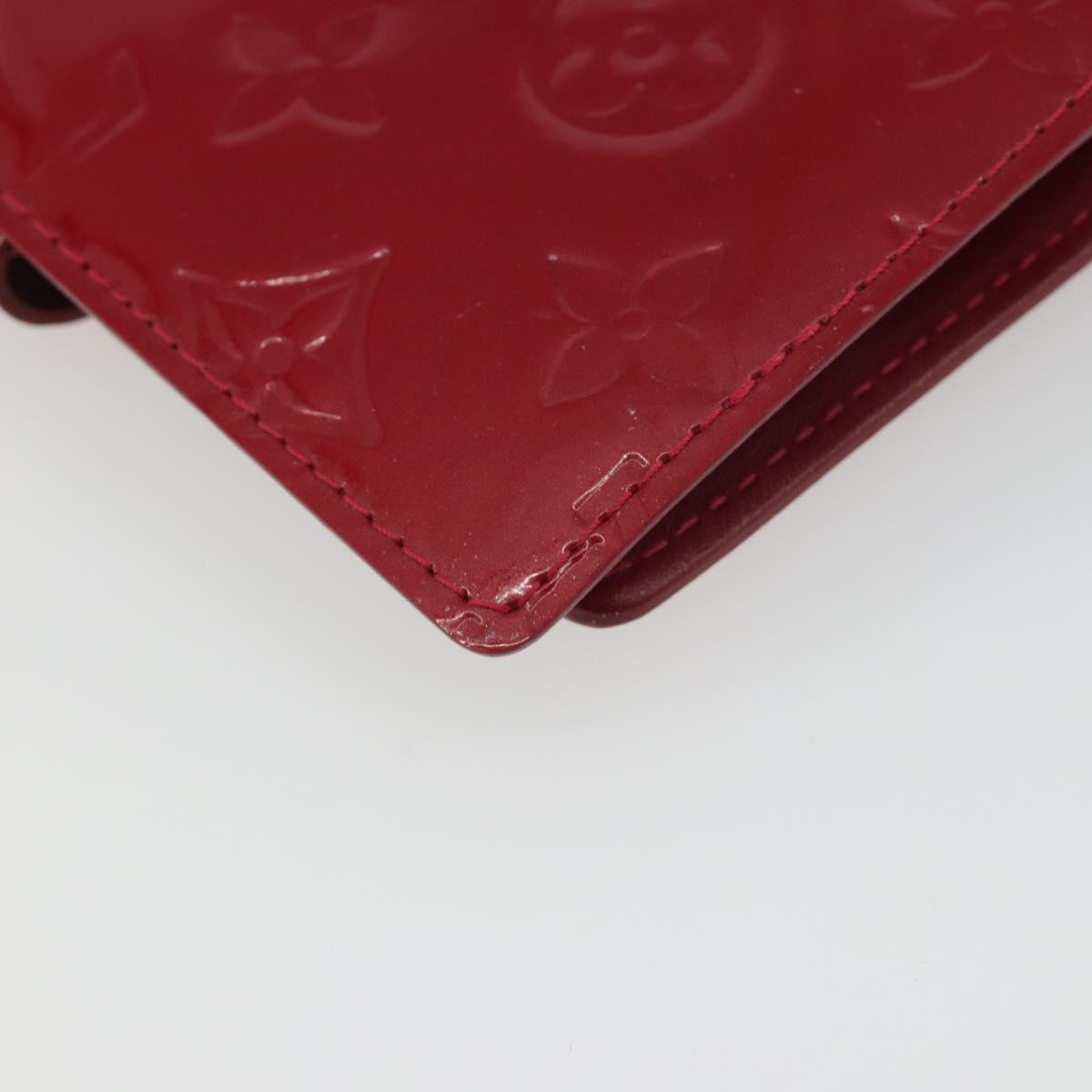 LOUIS VUITTON Vernis Agenda PM Day Planner Cover Pomdamul R21003 LV Auth BA14038