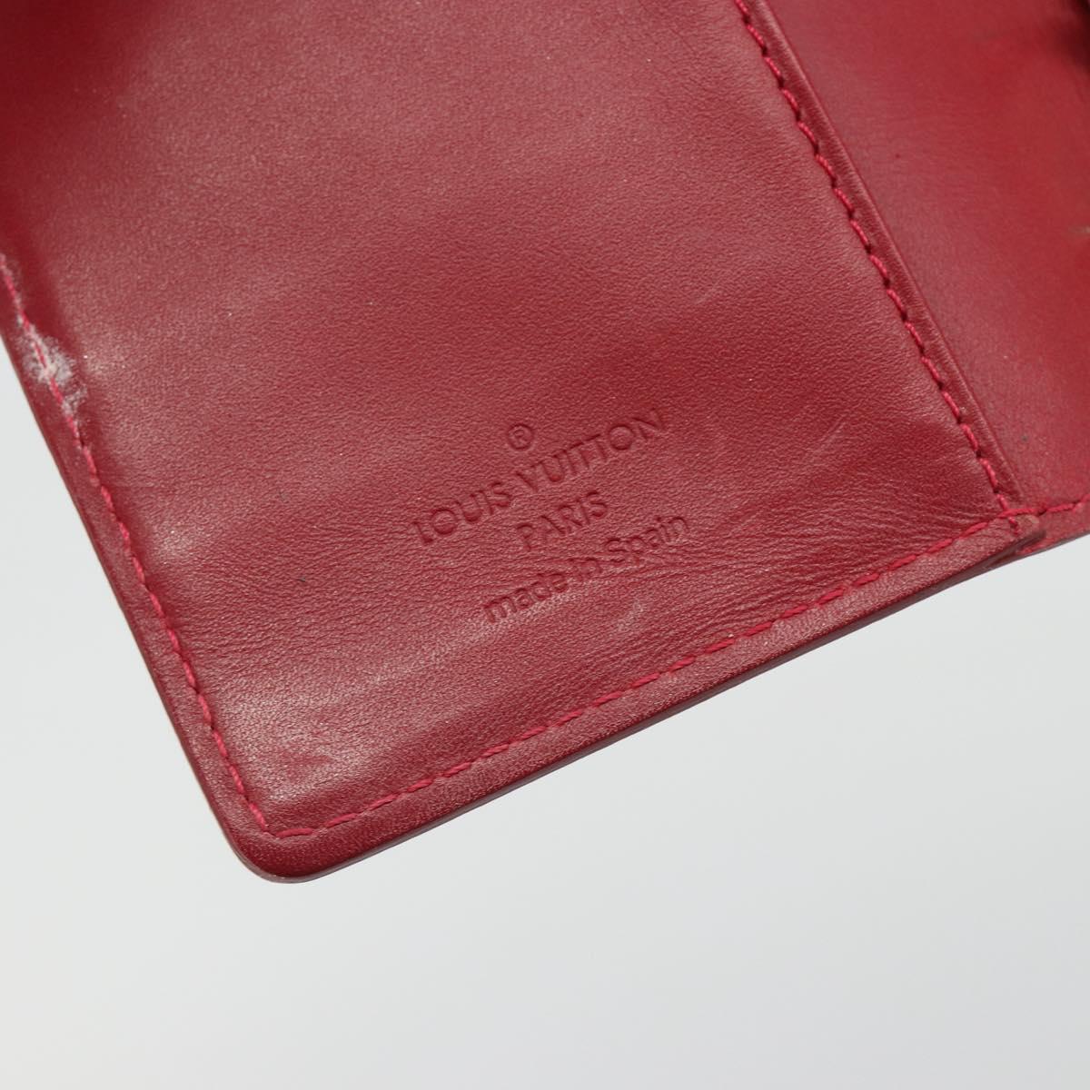 LOUIS VUITTON Vernis Agenda PM Day Planner Cover Pomdamul R21003 LV Auth BA14038