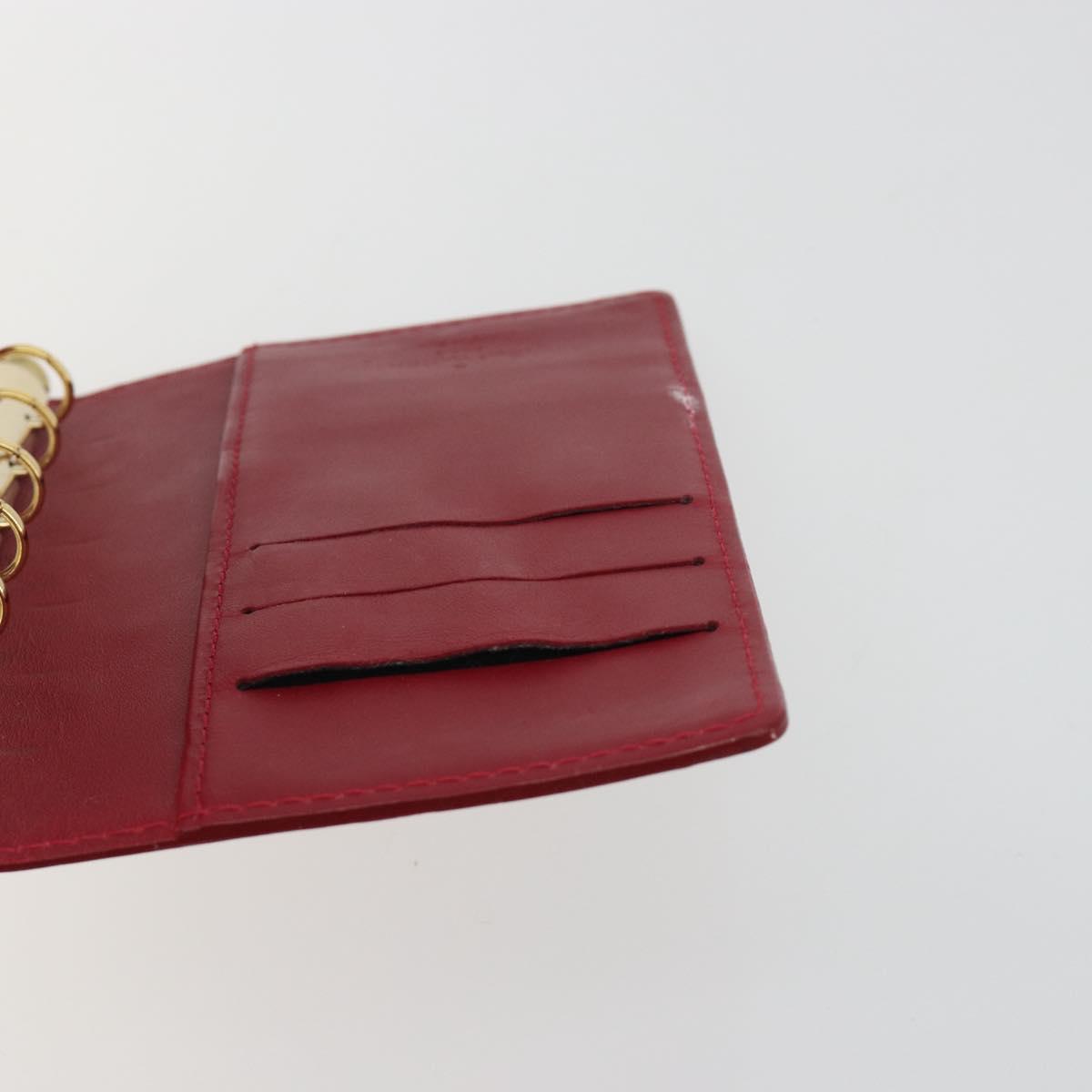 LOUIS VUITTON Vernis Agenda PM Day Planner Cover Pomdamul R21003 LV Auth BA14038
