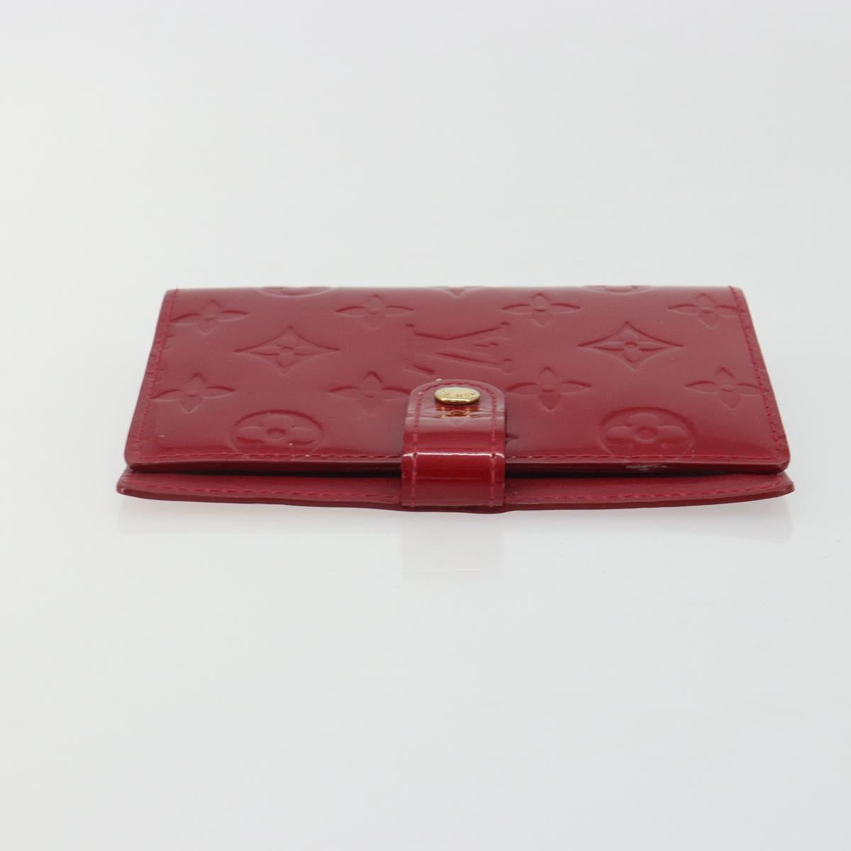 LOUIS VUITTON Vernis Agenda PM Day Planner Cover Pomdamul R21003 LV Auth BA14038