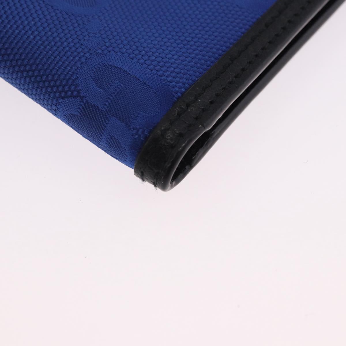 GUCCI GG Canvas Off The Grid Bifold Wallet Blue 625574 Auth BA14039M