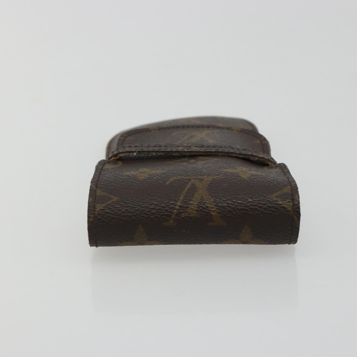 LOUIS VUITTON Monogram Etui a Lunettes Rabat Glasses Case M62970 LV Auth BA14040