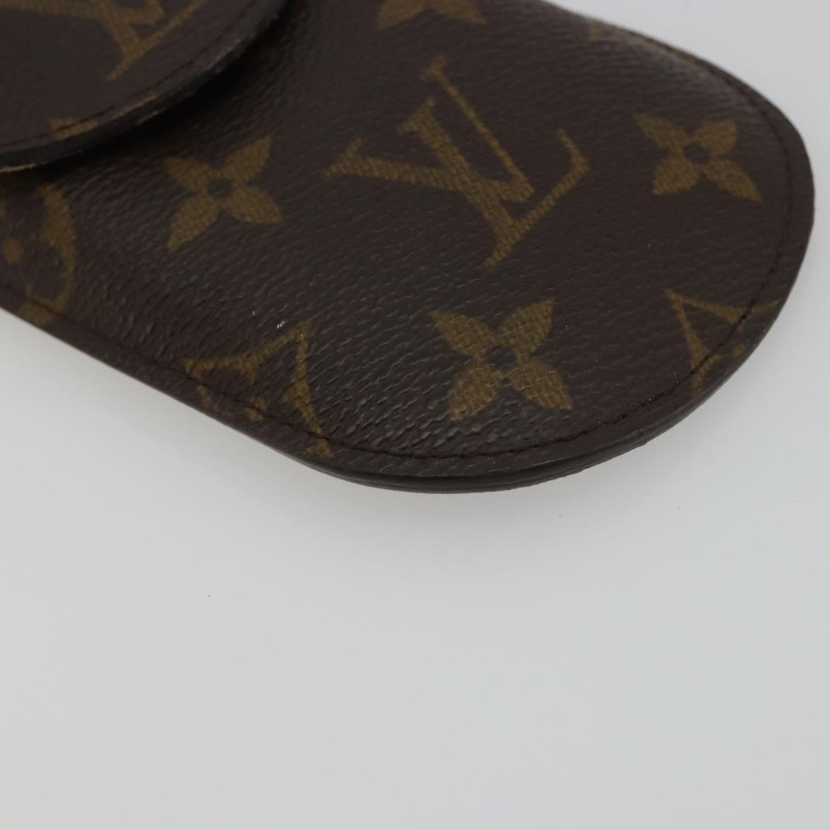 LOUIS VUITTON Monogram Etui a Lunettes Rabat Glasses Case M62970 LV Auth BA14040