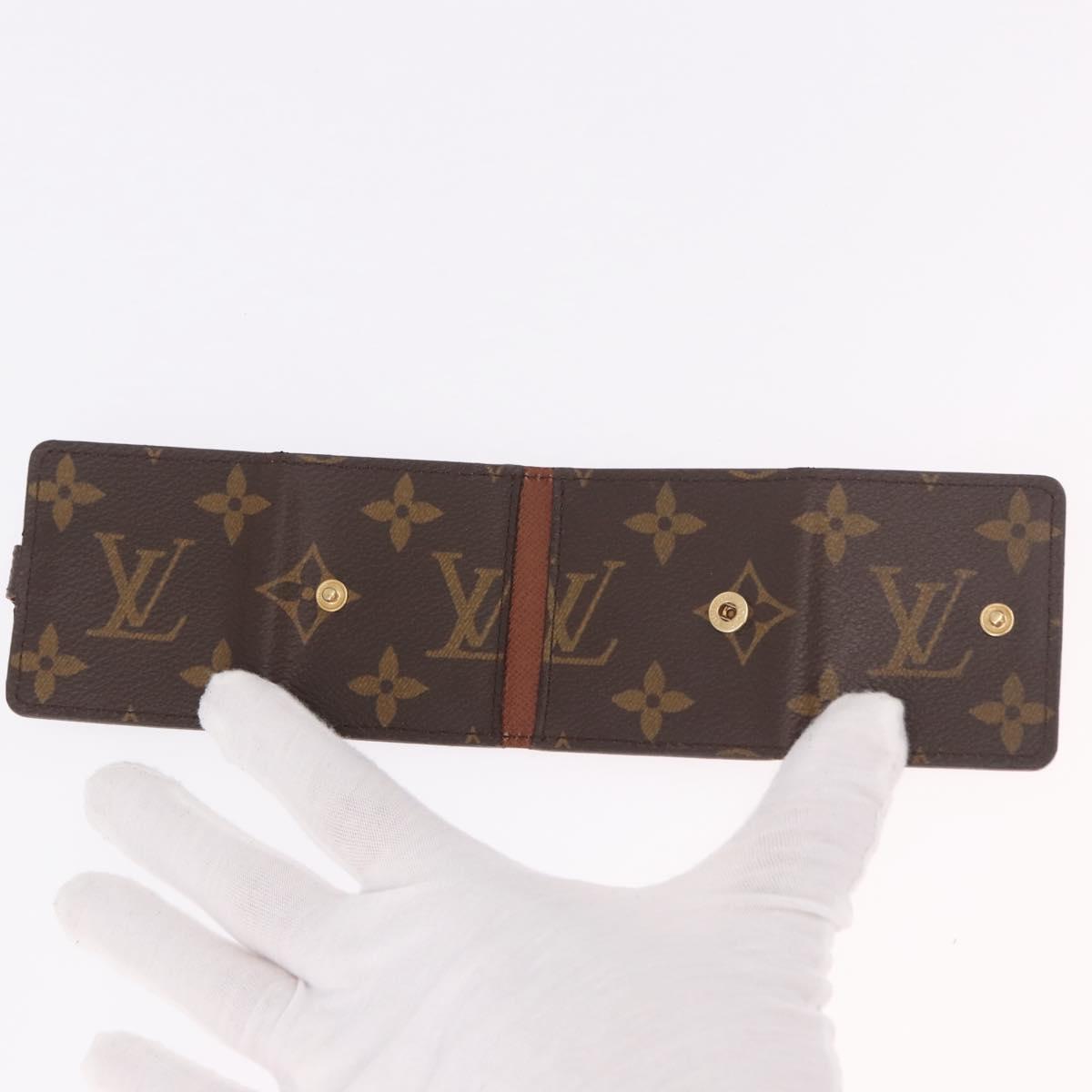 LOUIS VUITTON Monogram Portophoto 4vole Photo Frame M58010 LV Auth BA14041V