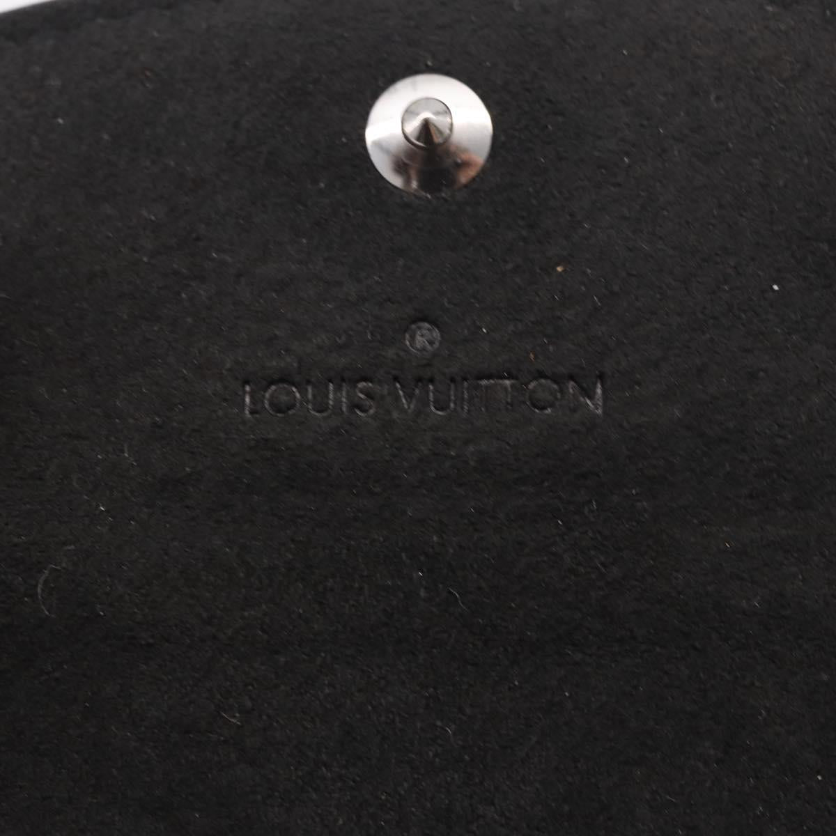 LOUIS VUITTON Damier Grafitte Bouton de Manchette Cuff Case LV Auth BA14050