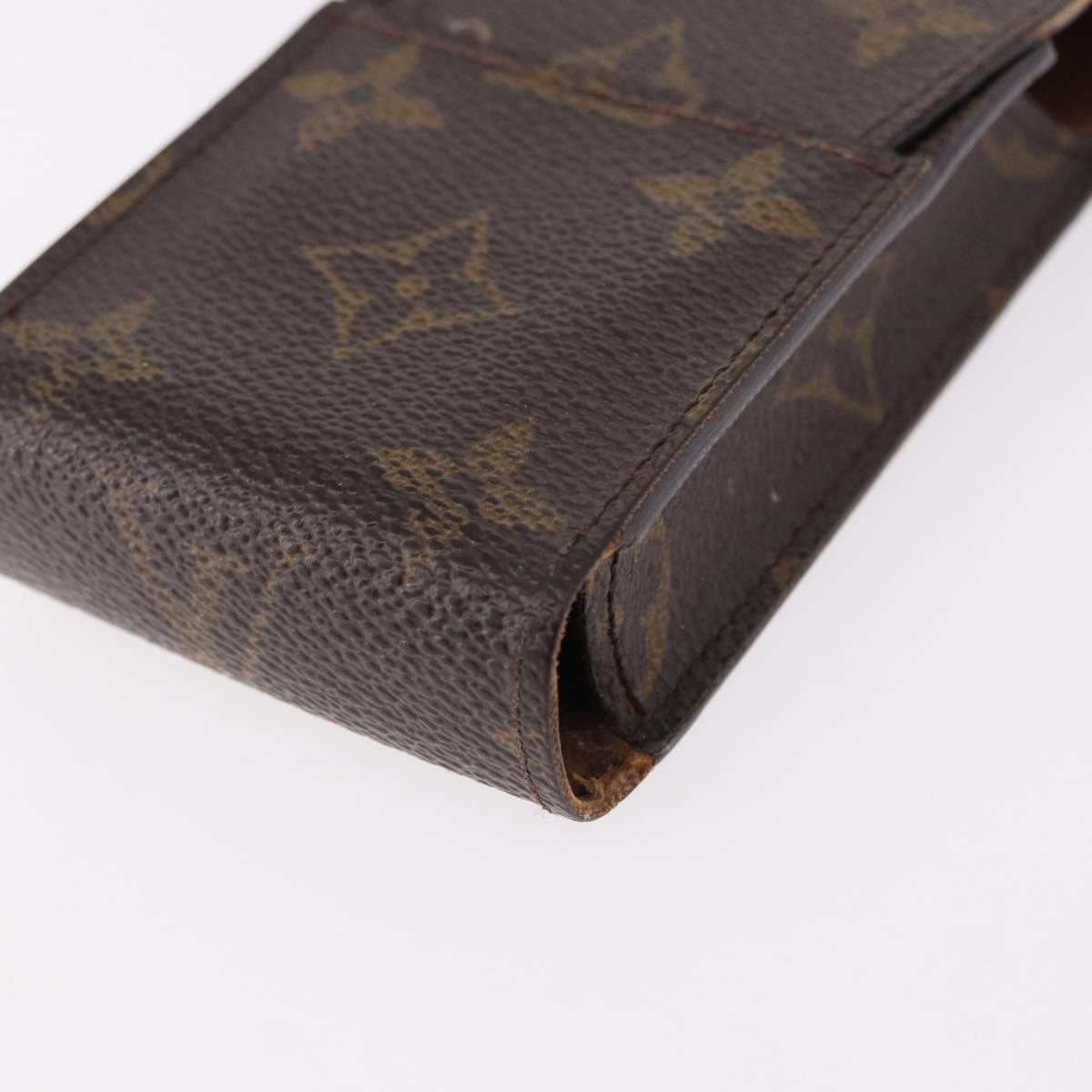 LOUIS VUITTON Monogram Etui Cigarette Case 4 Set LV Auth BA14068