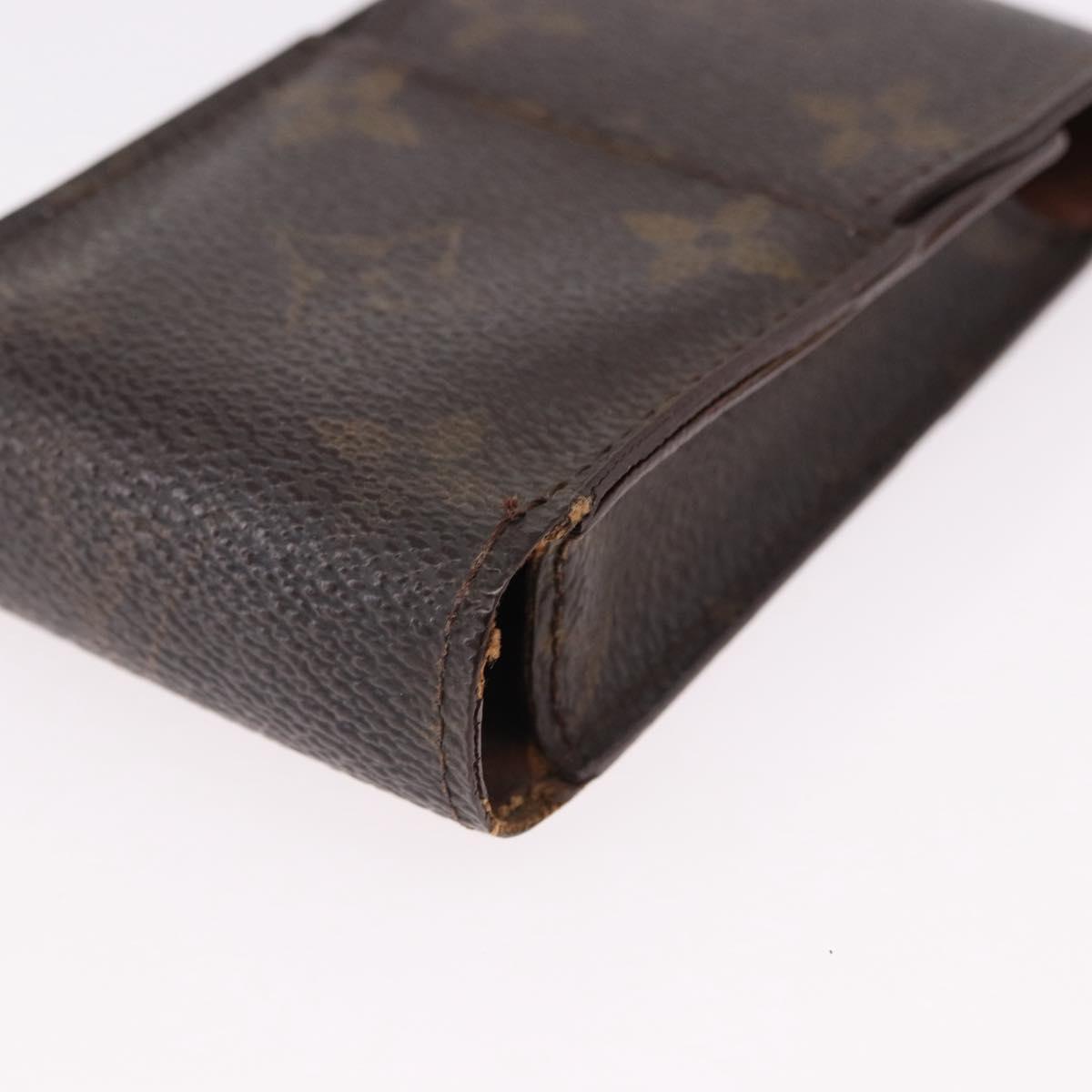 LOUIS VUITTON Monogram Etui Cigarette Case 4 Set LV Auth BA14069