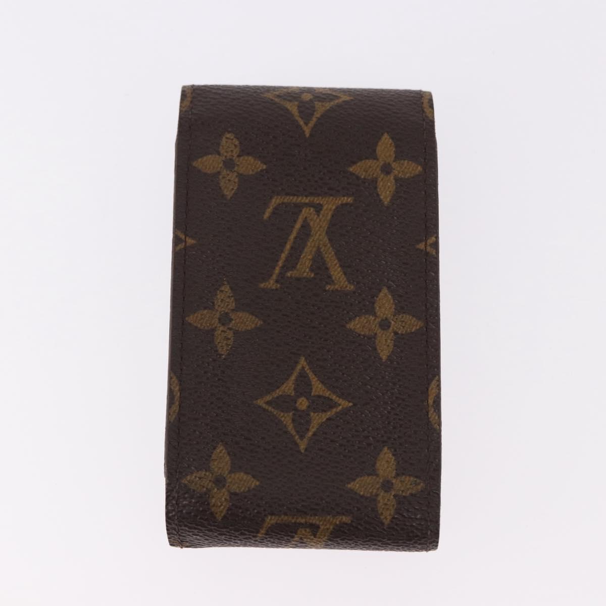LOUIS VUITTON Monogram Etui Cigarette Case 4 Set LV Auth BA14069