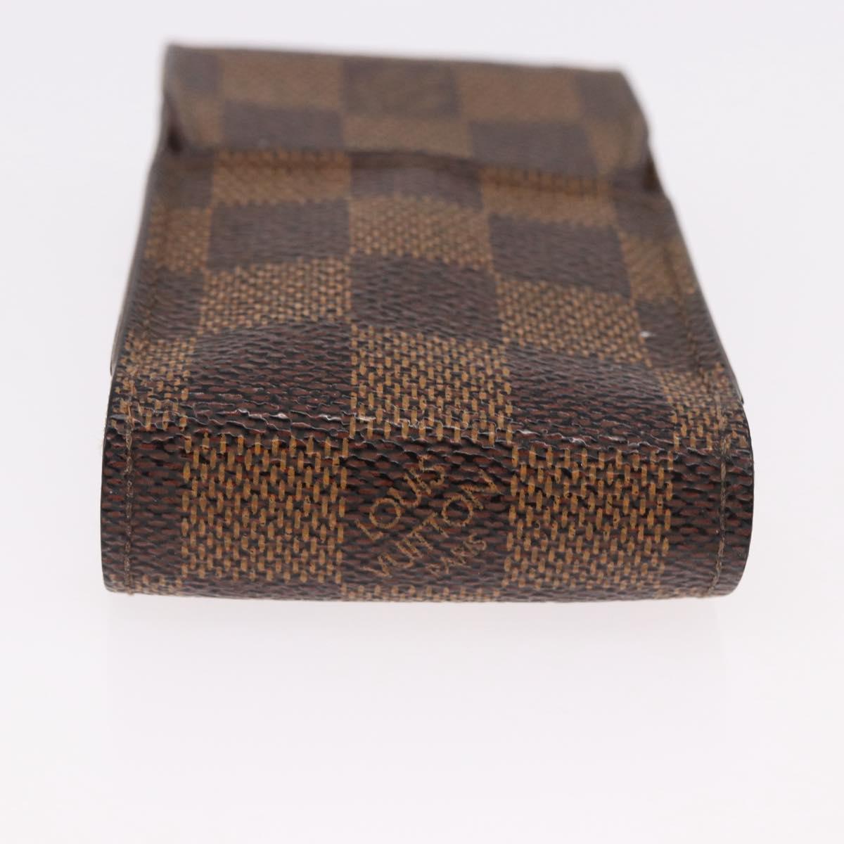 LOUIS VUITTON Etui Cigarette Case Monogram Damier 4 Set LV Auth BA14070