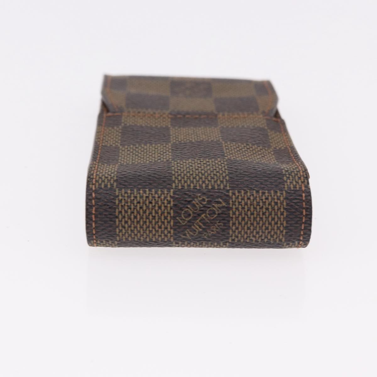 LOUIS VUITTON Etui Cigarette Case Monogram Damier 4 Set LV Auth BA14070